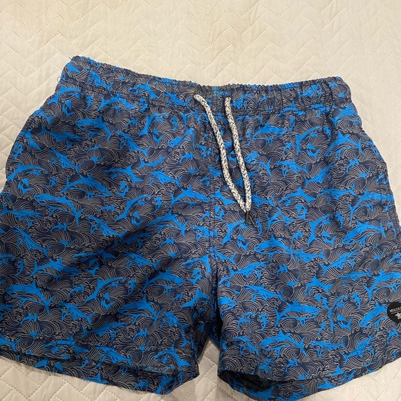 Shark Swim Trunks Size XL - Picture 4 of 5